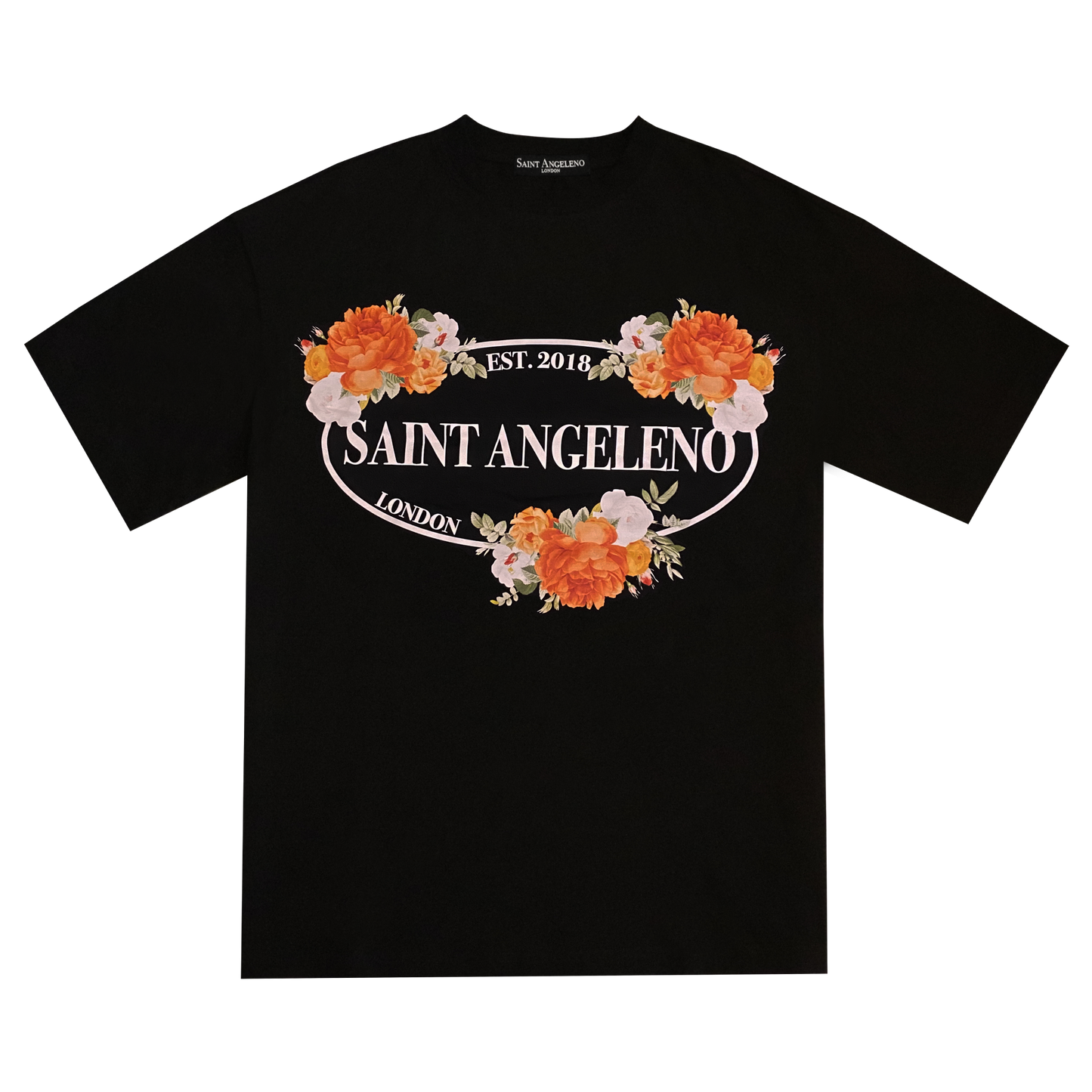 SAINT ANGELENO FLOWER PRINT T-SHIRT