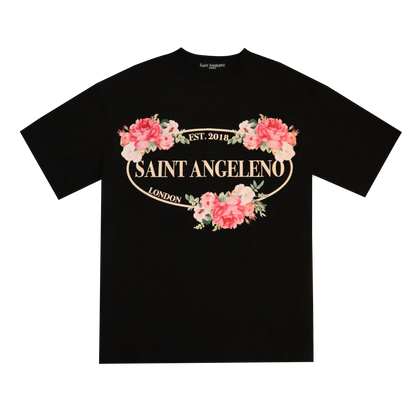 SAINT ANGELENO FLOWER PRINT T-SHIRT